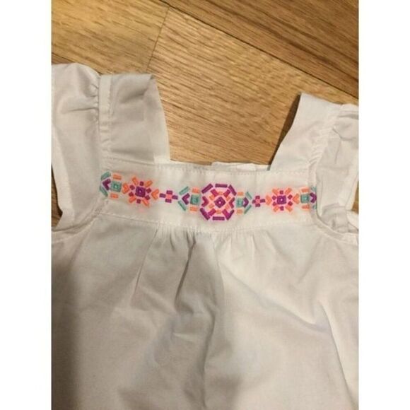 New Carter’s baby girl 3 month set Linen 3pc Girls legging bubble shorts Set - Picture 6 of 7